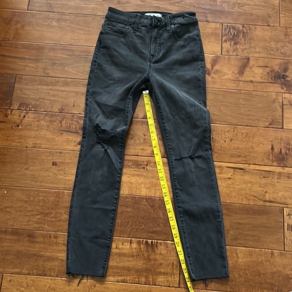 NWOT Madewell Curvy High Rise Skinny Jean Size 26P Dark Gray - Picture 6 of 13